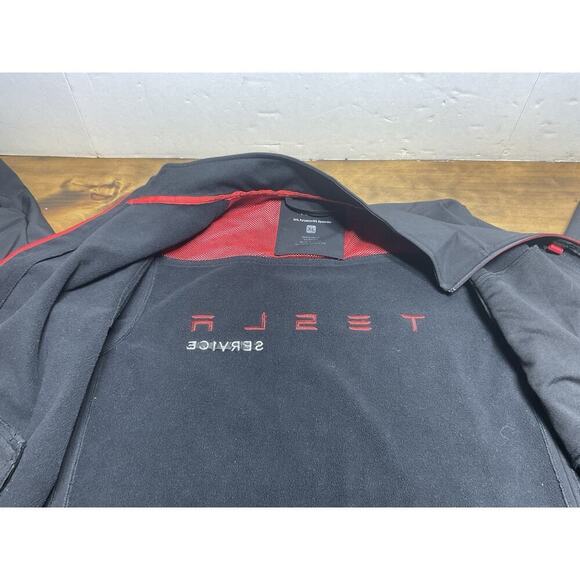 Tesla Service Employee Issue Soft Shell Jacket Womens XL Black - Picture 14 of 16